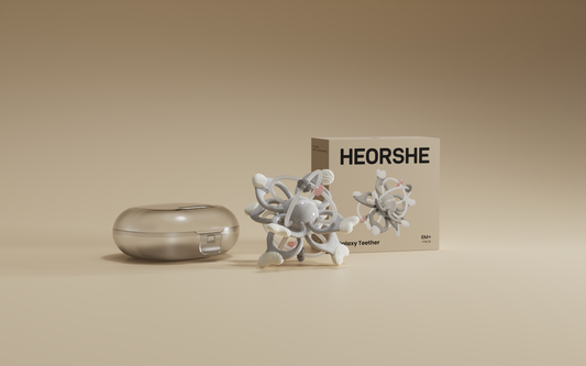 HEORSHE Galaxy Teether – Soothes Sore Gums, Calms and Engages