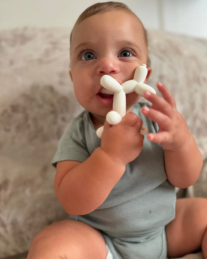 HEORSHE Puppy Teether — premium soft silicone teether for sensitive little ones